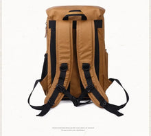 Charger l'image dans la galerie, BRISTOL – Mochila fotográfica vintage de lona y cuero impermeable