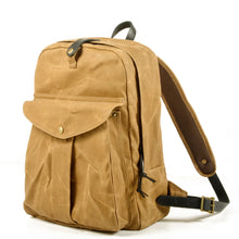 Charger l'image dans la galerie, DOVER – Mochila vintage de lona y cuero encerado – 5 colores