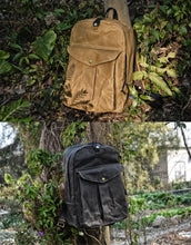 Charger l'image dans la galerie, DOVER – Mochila vintage de lona y cuero encerado – 5 colores