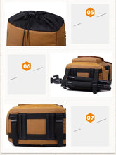 Charger l'image dans la galerie, BRISTOL – Mochila fotográfica vintage de lona y cuero impermeable