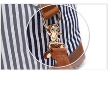 Charger l'image dans la galerie, JEANNE | Nouvelle valise de voyage en cuir et toile | Style informel