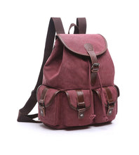 Charger l'image dans la galerie, Strasbourg - Sac à dos scolaire en toile imperméable pour ordinateur portable - 5 couleurs