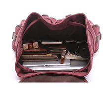 Charger l'image dans la galerie, Strasbourg - Sac à dos scolaire en toile imperméable pour ordinateur portable - 5 couleurs
