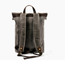 Charger l'image dans la galerie, BRAVEHEARTH | Sac à dos en cuir et toile | 3 couleurs