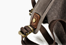 Charger l'image dans la galerie, BRAVEHEARTH | Sac à dos en cuir et toile | 3 couleurs
