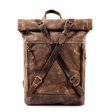 Charger l'image dans la galerie, BRAVEHEARTH | Sac à dos en cuir et toile | 3 couleurs