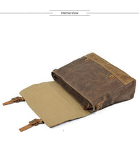 Cargar imagen en el visor de la galería, PARIS | Gran maleta para el portatil de cuero y lona | 5 colores
