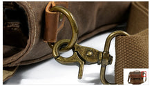 Cargar imagen en el visor de la galería, PARIS | Gran maleta para el portatil de cuero y lona | 5 colores