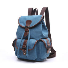 Charger l'image dans la galerie, Strasbourg - Sac à dos scolaire en toile imperméable pour ordinateur portable - 5 couleurs