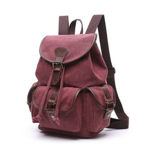 Charger l'image dans la galerie, Strasbourg - Sac à dos scolaire en toile imperméable pour ordinateur portable - 5 couleurs