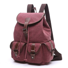 Charger l'image dans la galerie, Strasbourg - Sac à dos scolaire en toile imperméable pour ordinateur portable - 5 couleurs