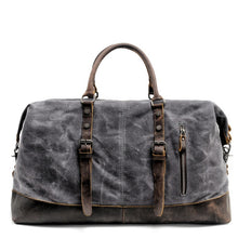 Charger l'image dans la galerie, COLOMBUS | Valise de voyage en cuir et toile | 4 odeurs