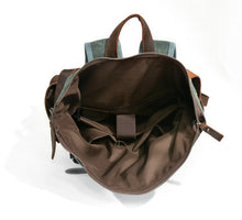 Cargar imagen en el visor de la galería, NÓMADA | Mochila de viaje cuero y lona encerada | 4 colores
