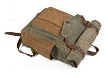Cargar imagen en el visor de la galería, NÓMADA | Mochila de viaje cuero y lona encerada | 4 colores