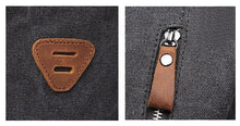 Charger l'image dans la galerie, ANVERS - Sac à dos pour ordinateur portable en toile et cuir moderne - 6 couleurs