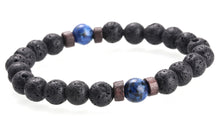 Charger l'image dans la galerie, Lune - Bracelet en pierre volcanique