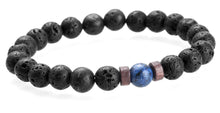 Charger l'image dans la galerie, Lune - Bracelet en pierre volcanique