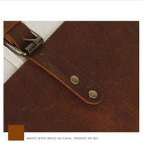Charger l'image dans la galerie, Brugge - Sac à dos en cuir et toile pour femme - 4 couleurs