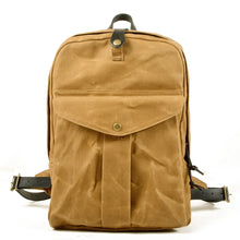 Charger l'image dans la galerie, DOVER – Mochila vintage de lona y cuero encerado – 5 colores
