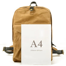 Charger l'image dans la galerie, DOVER – Mochila vintage de lona y cuero encerado – 5 colores
