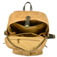 Charger l'image dans la galerie, DOVER – Mochila vintage de lona y cuero encerado – 5 colores
