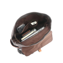 Cargar imagen en el visor de la galería, OXFORD – Mochila vintage de lona y cuero unisex-3 Colores
